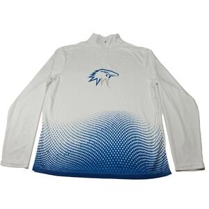 Wohali Outdoors Shirt Men's Medium White Fishing Outfitters Deep Sea Protection